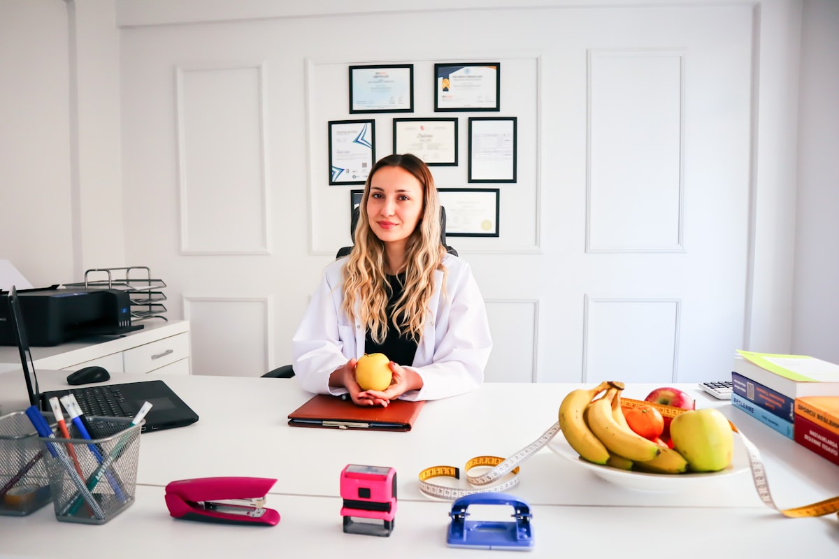 Nutritionist consultation setup